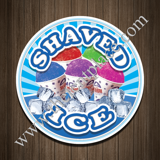 Shaved Ice Sign