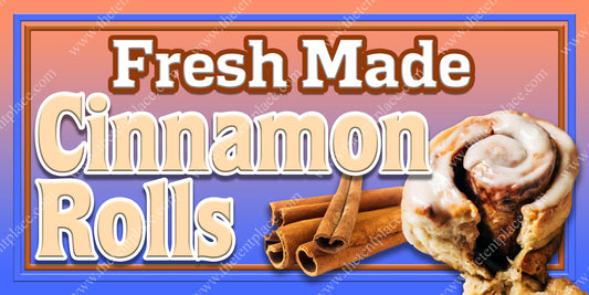 Cinnamon Rolls Sign - Sweets