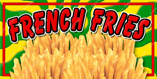 French Fries Signs - Side Items
